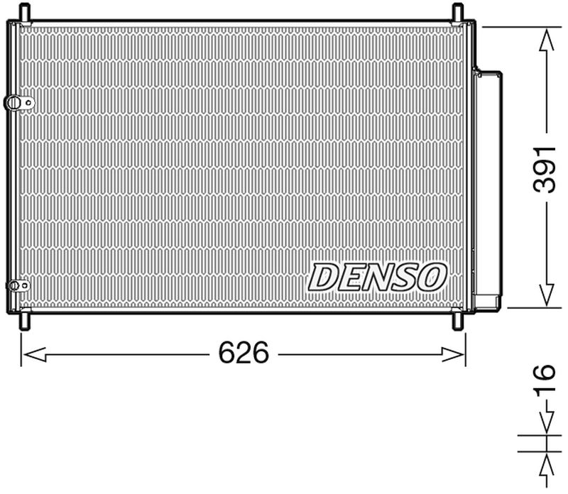 Denso Aircon Condenser DCN50041